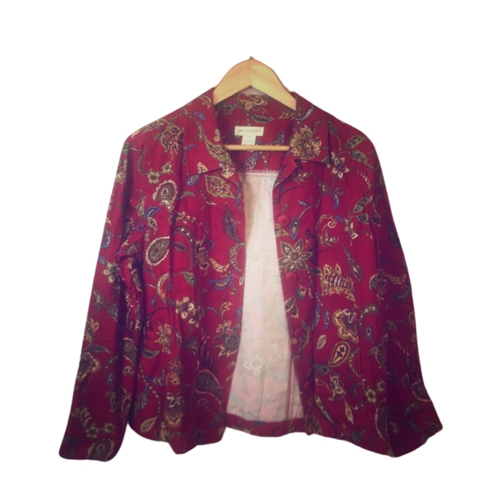 RED ‘APPLESEED’ VINTAGE BLAZER!!!